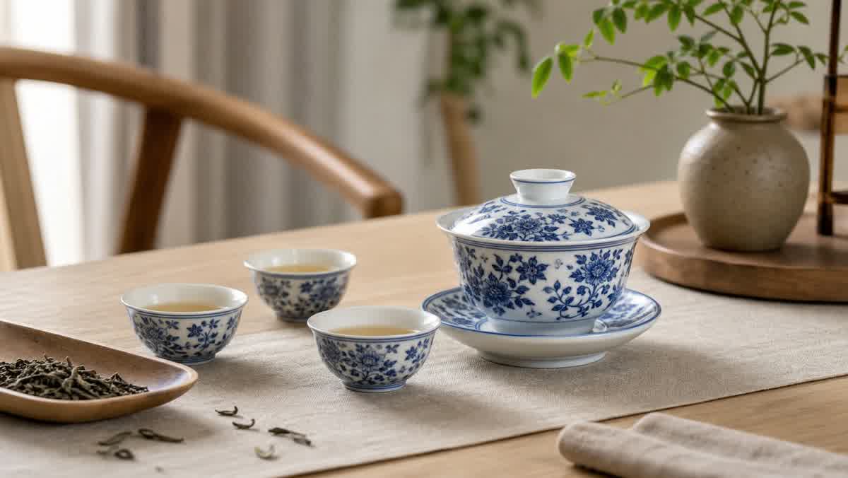 Blue and White Porcelain Tea Sets: Meaning, Style, and Home Use