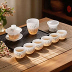 Jade Landscape Gaiwan Set