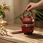 Red Wedding Chinese Tea Set