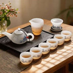 Jade Landscape Gaiwan Set