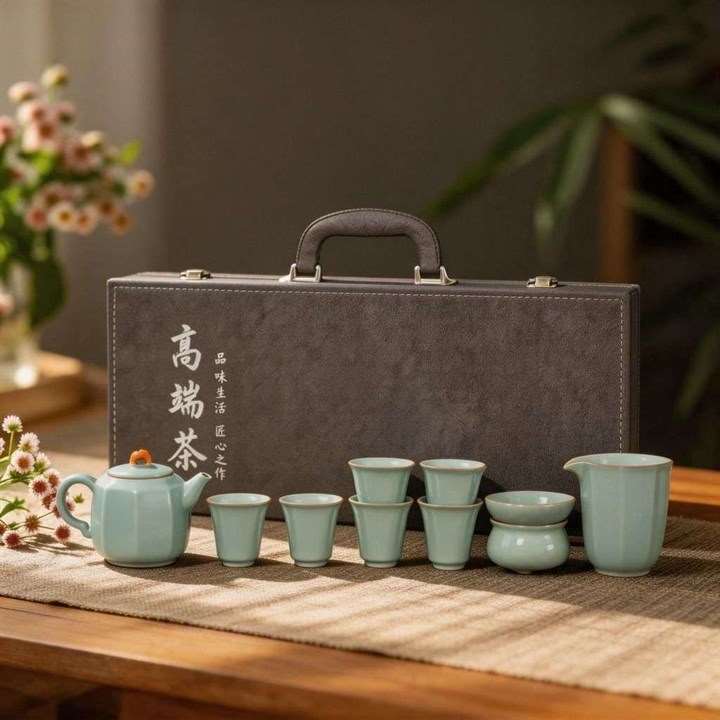 Ru Kiln Travel Tea Set