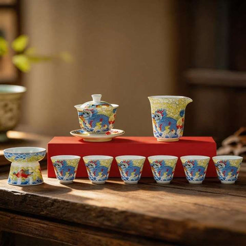 Qilin Gaiwan Tea Set Gift