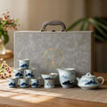 Blue and White Gongfu Tea Set