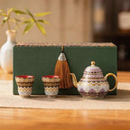 Dunhuang Enamel Tea Set
