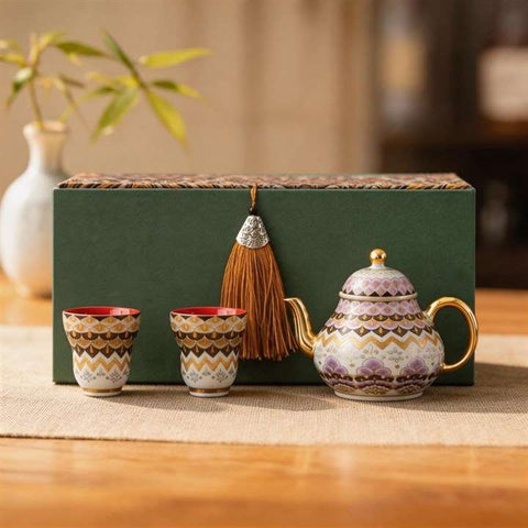 Dunhuang Enamel Tea Set