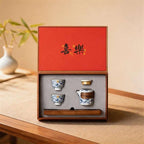 Blue and White Travel Tea Set