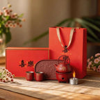 Red Wedding Chinese Tea Set