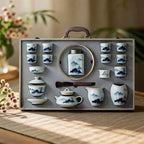 Blue and White Gongfu Tea Set