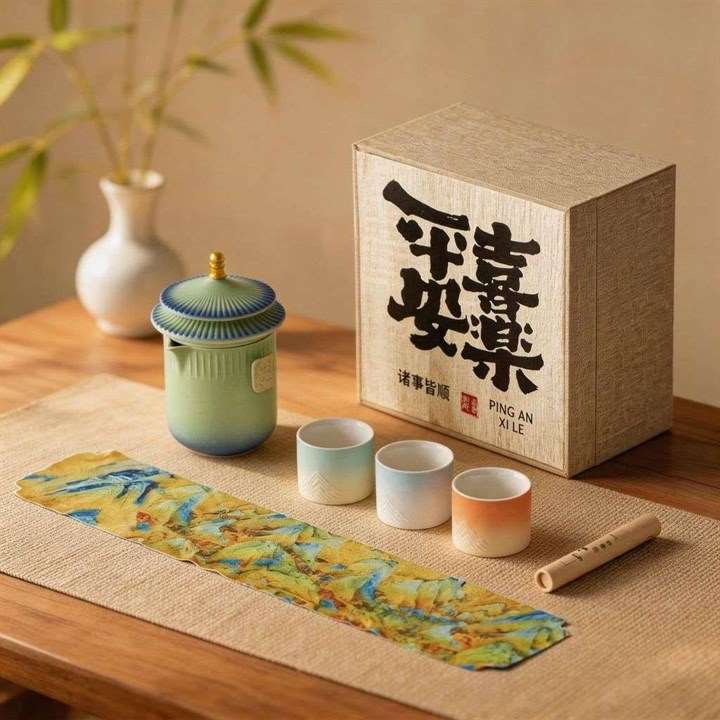 Temple Inspired Tea Set Gift