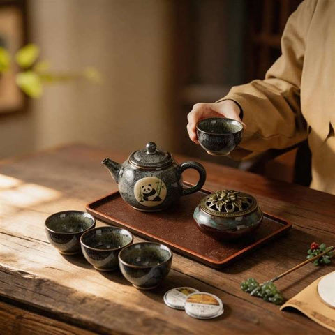 Tenmoku Gongfu Tea Set