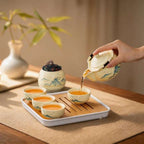 Landscape Hand Teapot Set