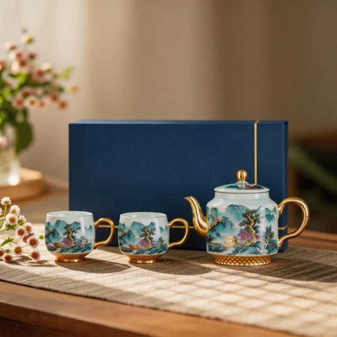 Landscape Chinese Tea Set