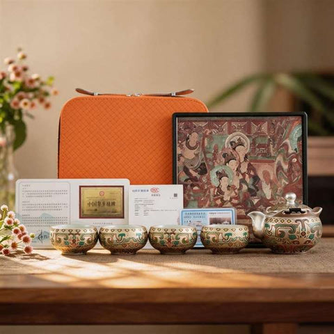 Taotie Silver Tea Set Gift