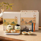 Landscape Hand Teapot Set