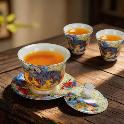 Qilin Gaiwan Tea Set Gift