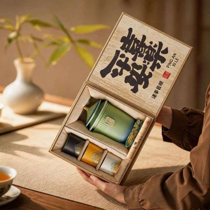 Temple Inspired Tea Set Gift