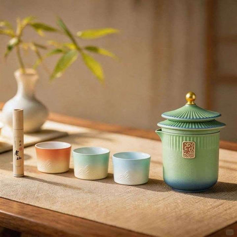 Temple Inspired Tea Set Gift